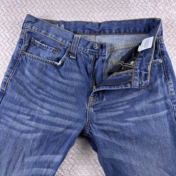 Bullhead Gravels Mens Jeans Blue Tag Size 31x30 Straight Denim Slight distressed - Picture 3 of 14